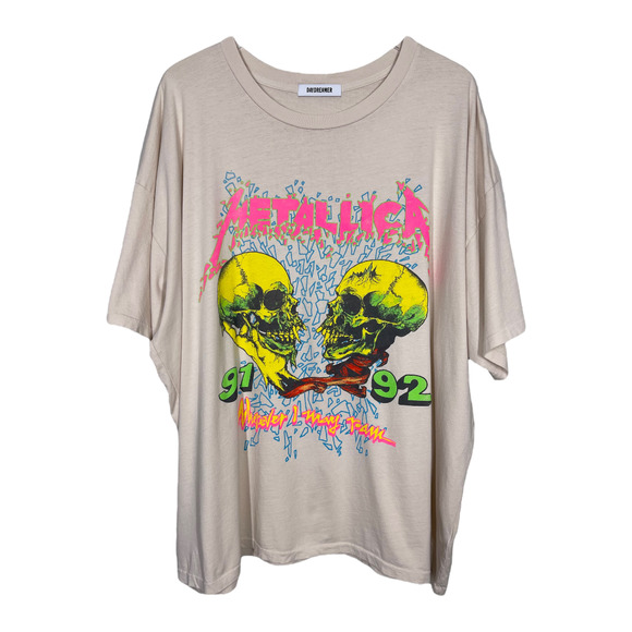 Daydreamer Tops - Daydreamer Metallica Wherever I May Roam Merch Tee 2X Band Graphic New Flaw